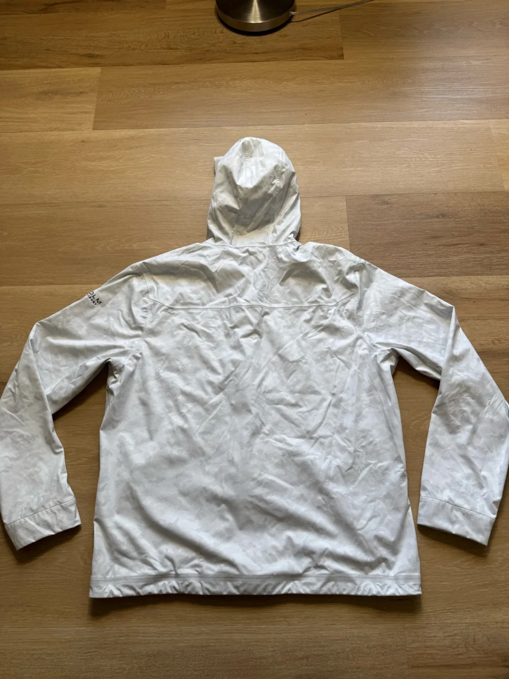 Peter Millar White Hooded Windbreaker Jacket - Picture 11 of 11